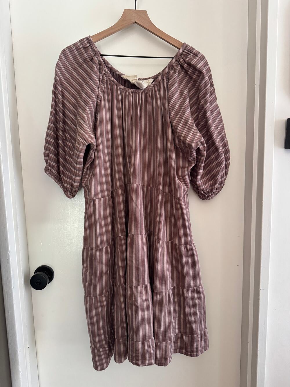 ACE & JIG Noah Dress mauve - 2X - midi, tiered